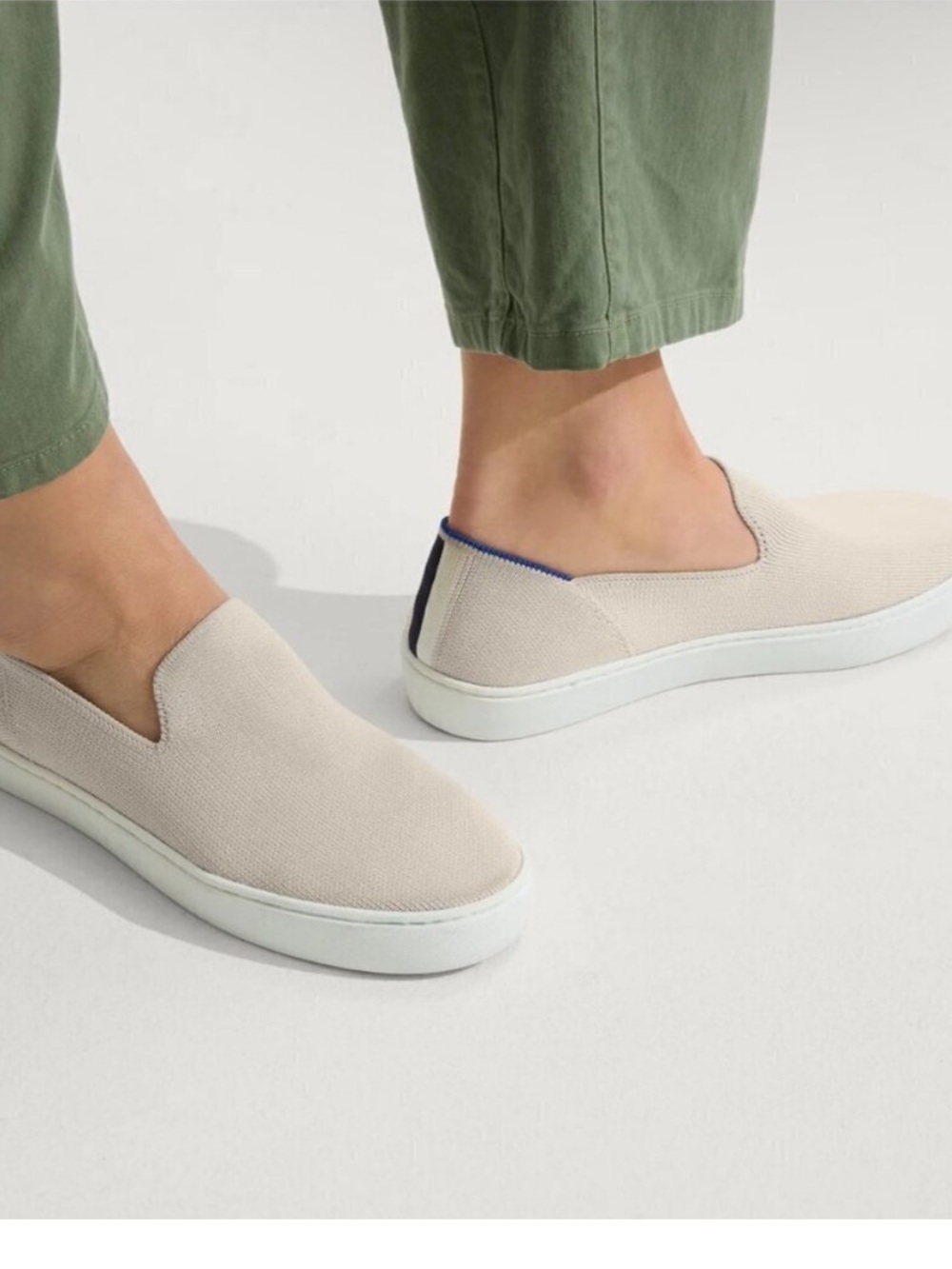 Rothys Womens The Original Slip On Sneaker Sand Women’s 8